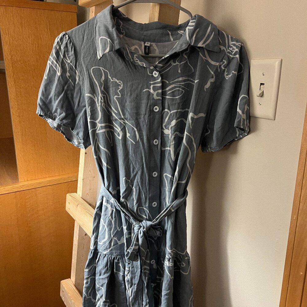 Collared T-Shirt Dress